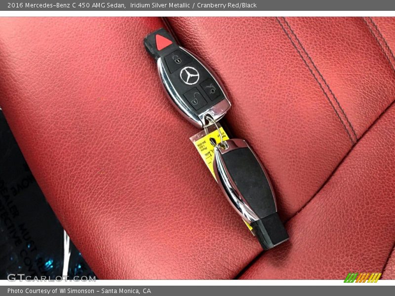 Keys of 2016 C 450 AMG Sedan