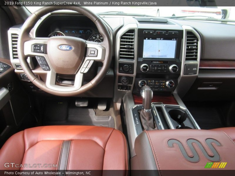 White Platinum / King Ranch Kingsville/Java 2019 Ford F150 King Ranch SuperCrew 4x4