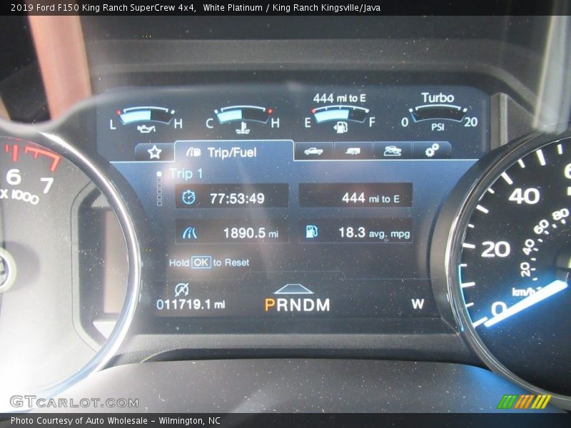 White Platinum / King Ranch Kingsville/Java 2019 Ford F150 King Ranch SuperCrew 4x4