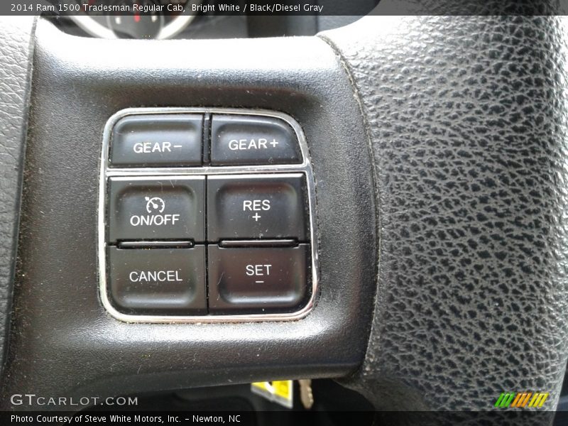 Bright White / Black/Diesel Gray 2014 Ram 1500 Tradesman Regular Cab