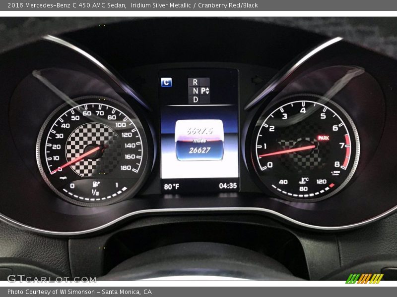  2016 C 450 AMG Sedan 450 AMG Sedan Gauges