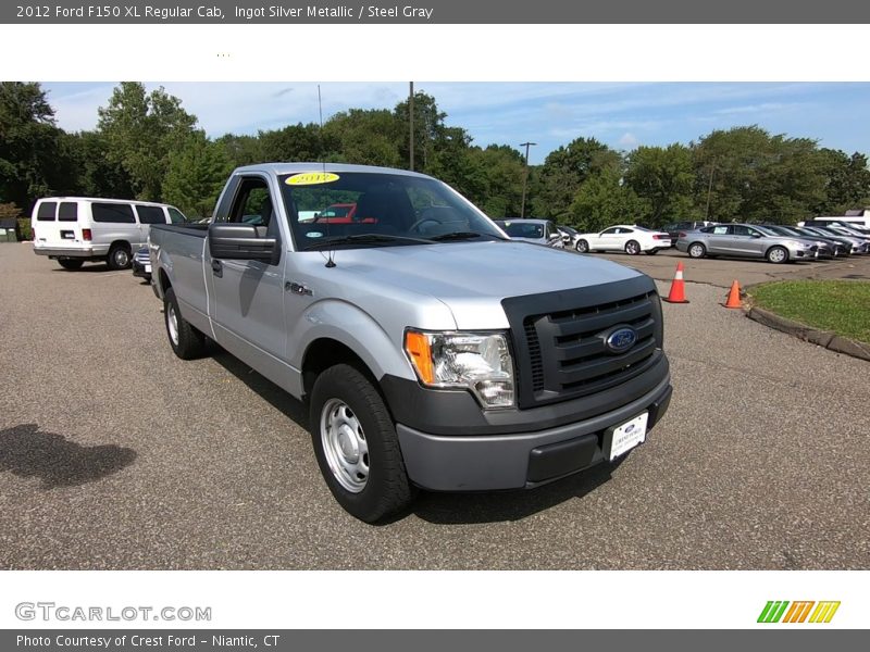 Ingot Silver Metallic / Steel Gray 2012 Ford F150 XL Regular Cab