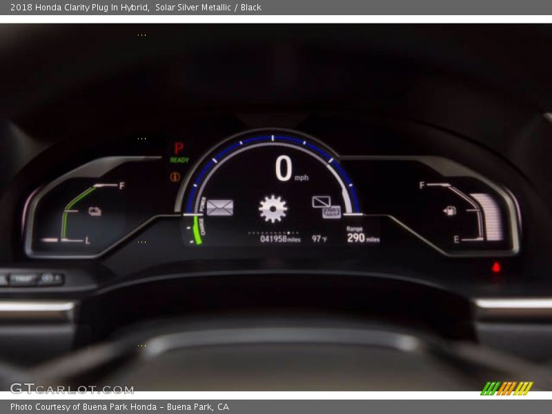 Solar Silver Metallic / Black 2018 Honda Clarity Plug In Hybrid