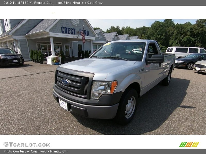 Ingot Silver Metallic / Steel Gray 2012 Ford F150 XL Regular Cab