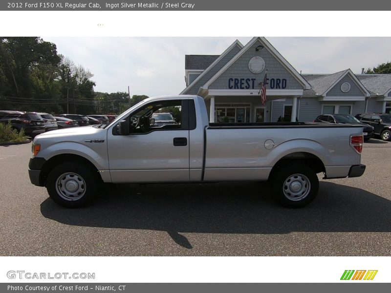 Ingot Silver Metallic / Steel Gray 2012 Ford F150 XL Regular Cab