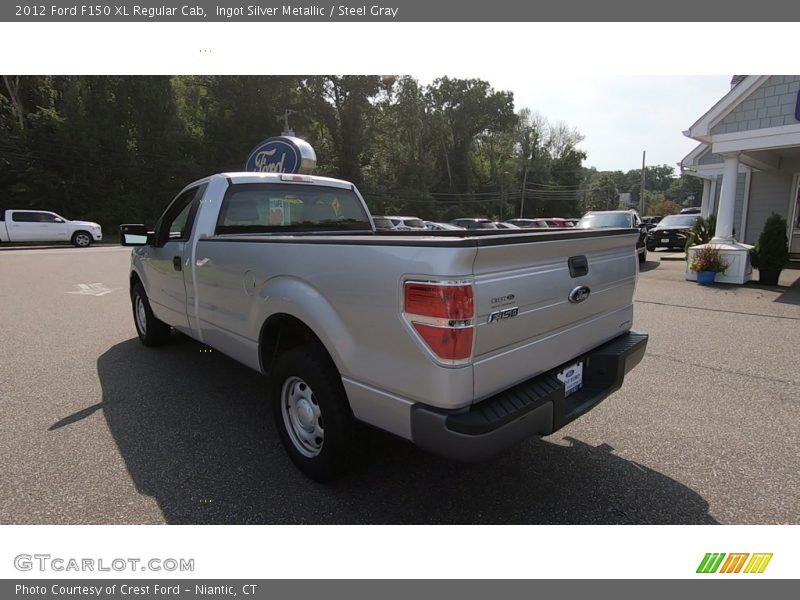 Ingot Silver Metallic / Steel Gray 2012 Ford F150 XL Regular Cab