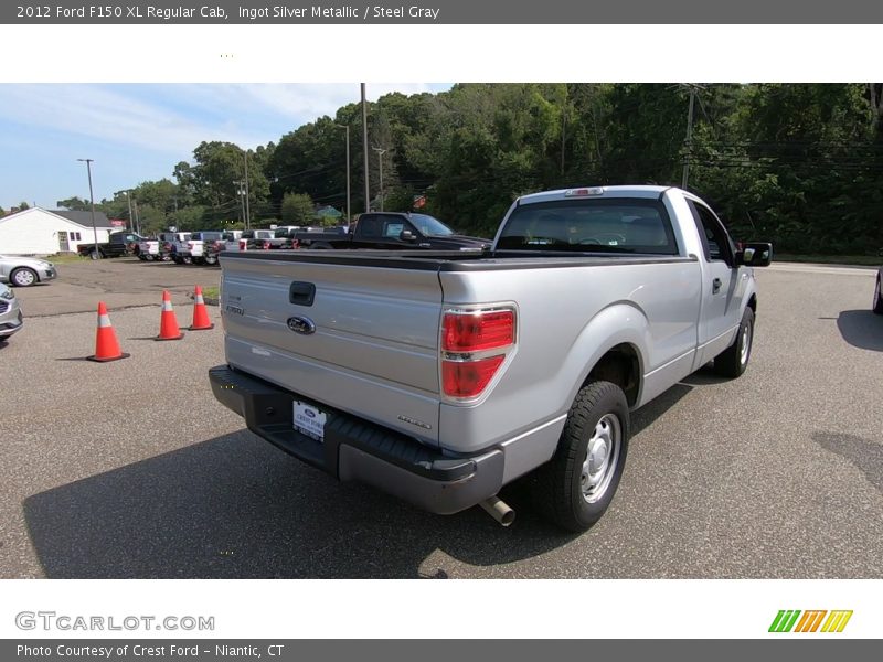Ingot Silver Metallic / Steel Gray 2012 Ford F150 XL Regular Cab