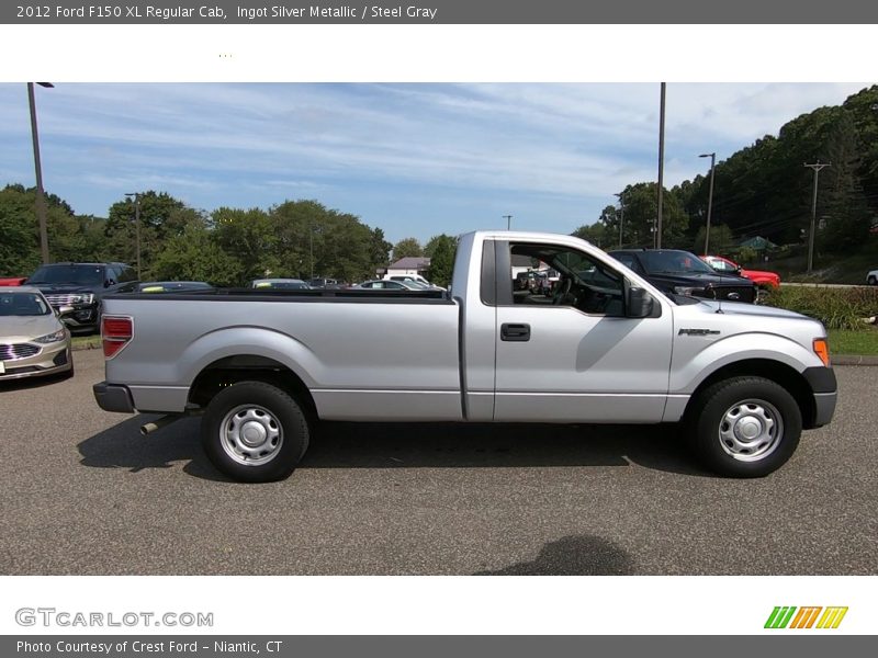 Ingot Silver Metallic / Steel Gray 2012 Ford F150 XL Regular Cab