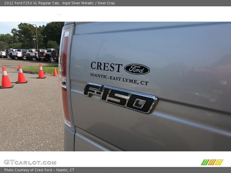 Ingot Silver Metallic / Steel Gray 2012 Ford F150 XL Regular Cab