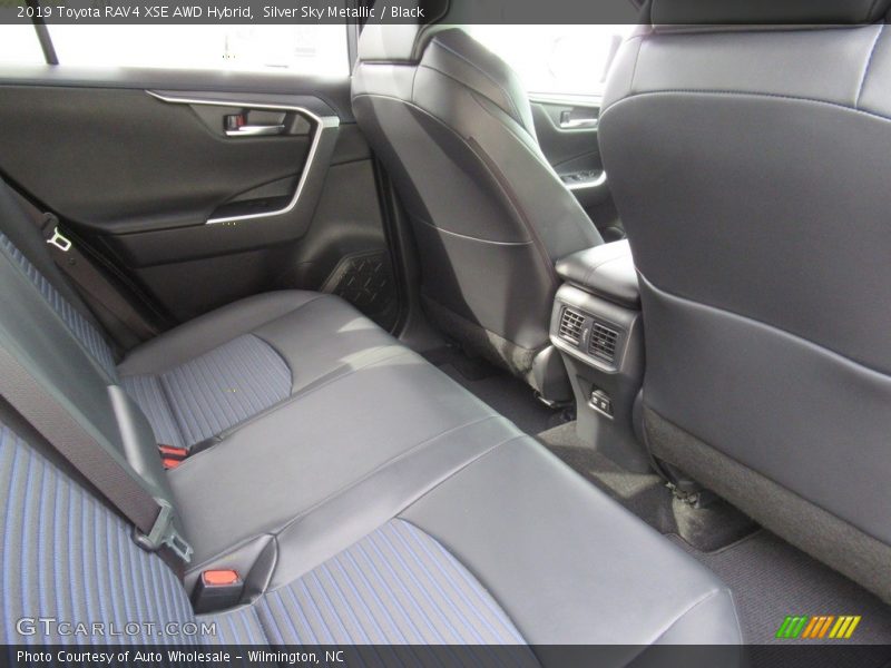 Silver Sky Metallic / Black 2019 Toyota RAV4 XSE AWD Hybrid