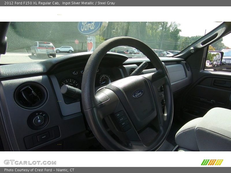 Ingot Silver Metallic / Steel Gray 2012 Ford F150 XL Regular Cab