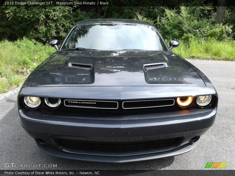 Maximum Steel Metallic / Black 2018 Dodge Challenger SXT