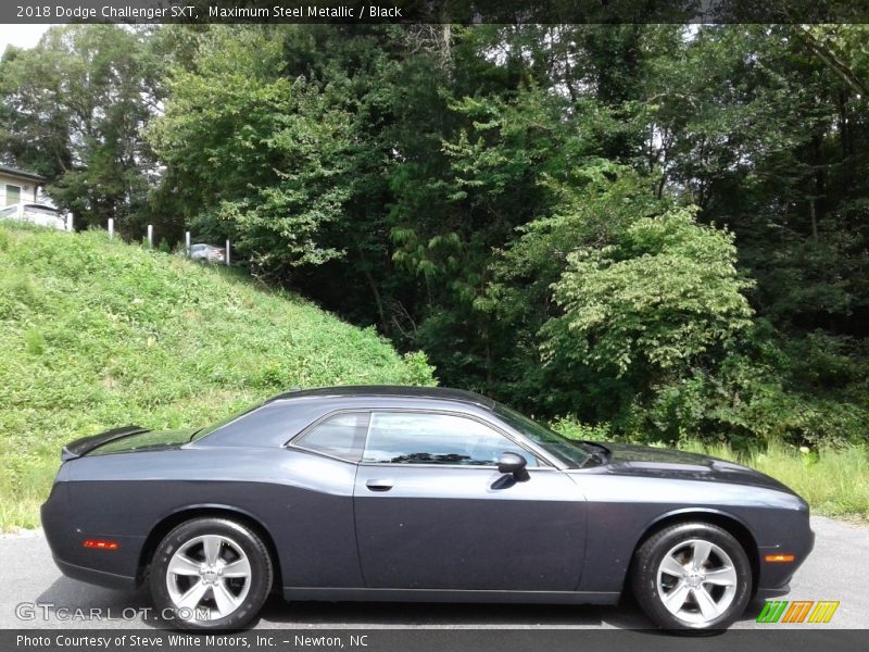 Maximum Steel Metallic / Black 2018 Dodge Challenger SXT