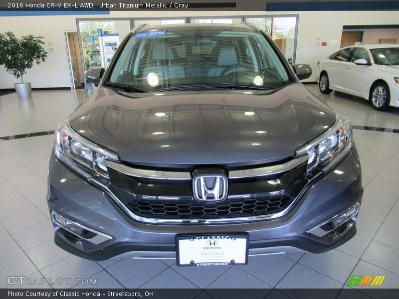 Urban Titanium Metallic / Gray 2016 Honda CR-V EX-L AWD