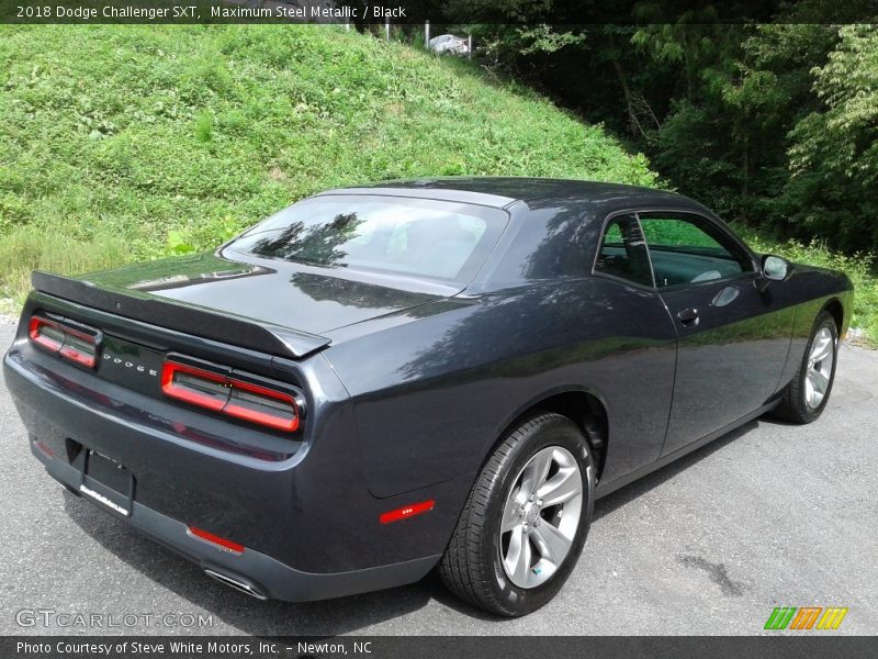 Maximum Steel Metallic / Black 2018 Dodge Challenger SXT