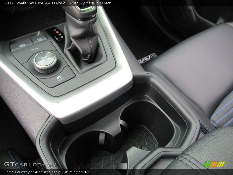 Silver Sky Metallic / Black 2019 Toyota RAV4 XSE AWD Hybrid
