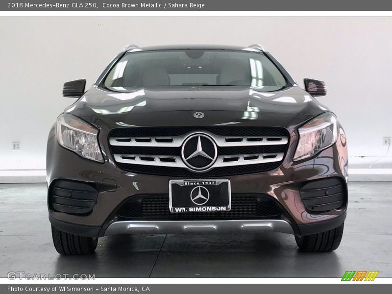 Cocoa Brown Metallic / Sahara Beige 2018 Mercedes-Benz GLA 250