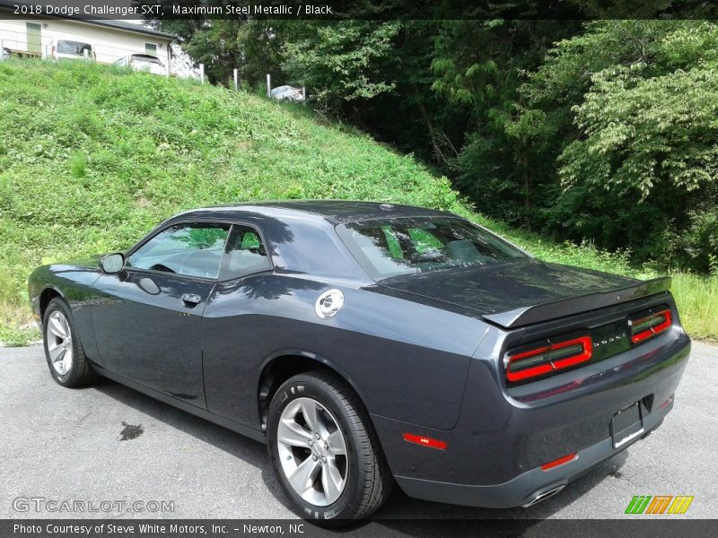 Maximum Steel Metallic / Black 2018 Dodge Challenger SXT