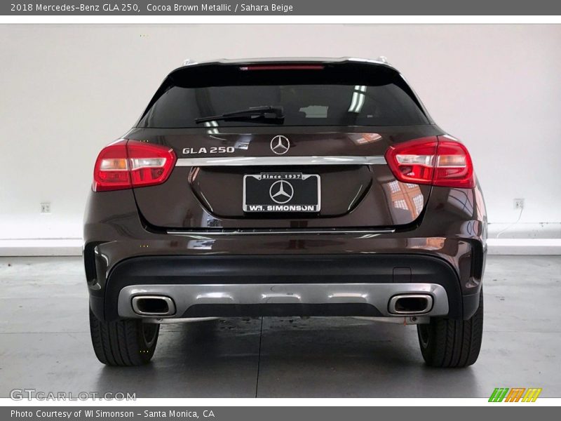 Cocoa Brown Metallic / Sahara Beige 2018 Mercedes-Benz GLA 250