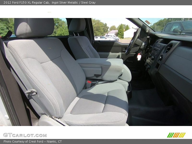 Ingot Silver Metallic / Steel Gray 2012 Ford F150 XL Regular Cab