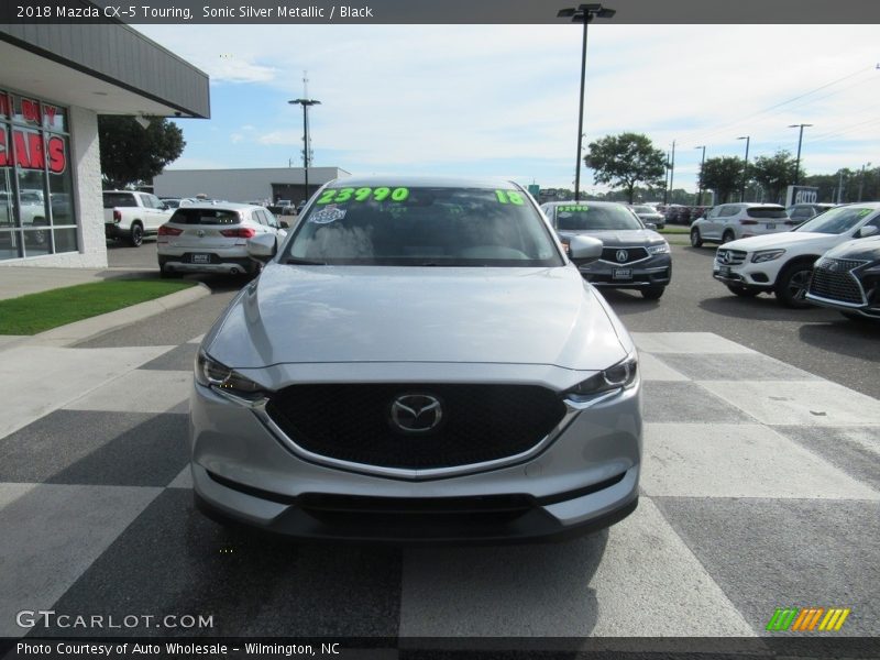 Sonic Silver Metallic / Black 2018 Mazda CX-5 Touring