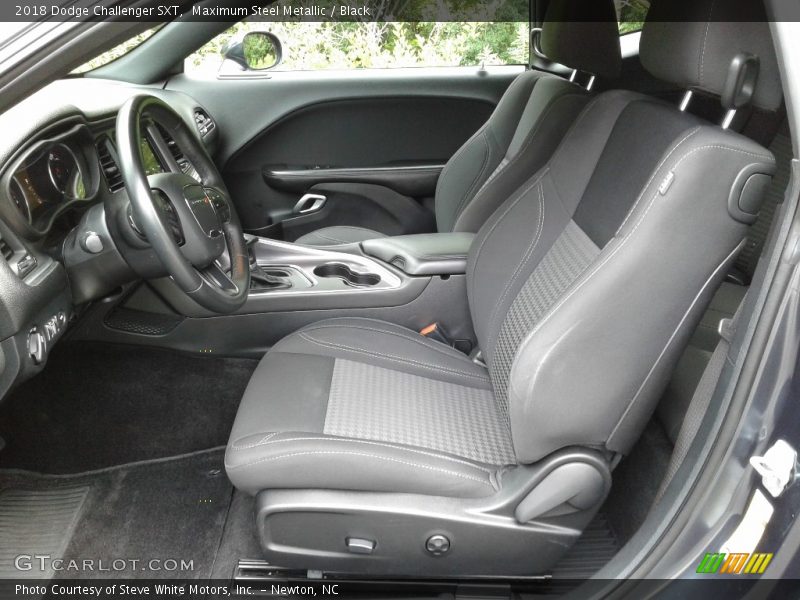 Maximum Steel Metallic / Black 2018 Dodge Challenger SXT