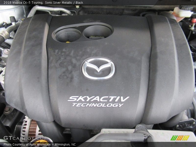 Sonic Silver Metallic / Black 2018 Mazda CX-5 Touring