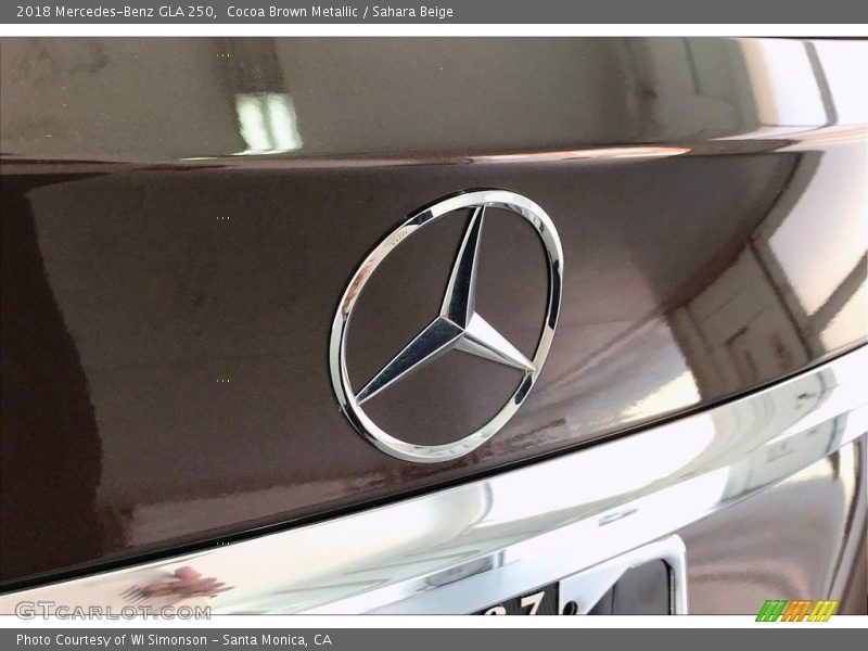 Cocoa Brown Metallic / Sahara Beige 2018 Mercedes-Benz GLA 250