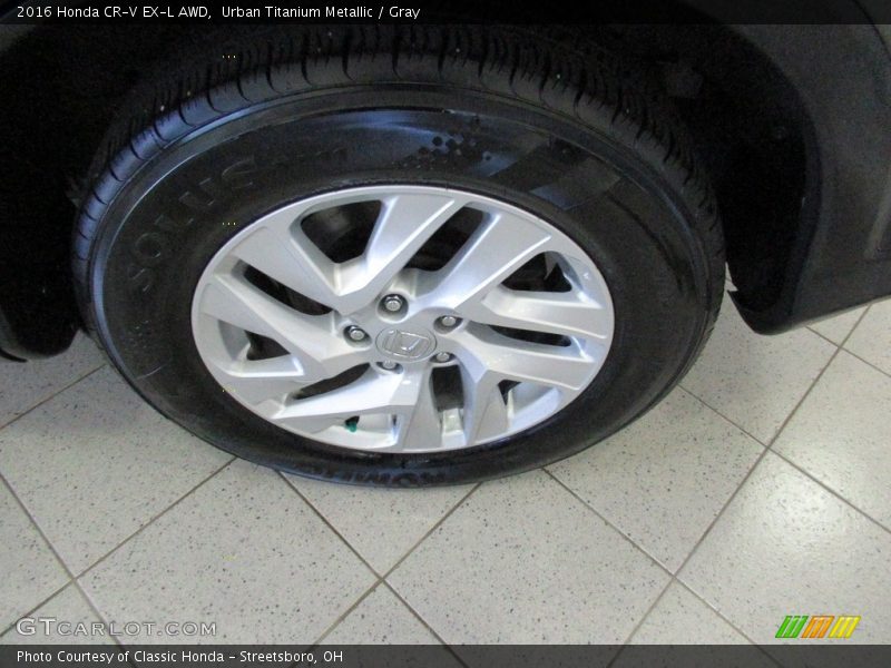 Urban Titanium Metallic / Gray 2016 Honda CR-V EX-L AWD