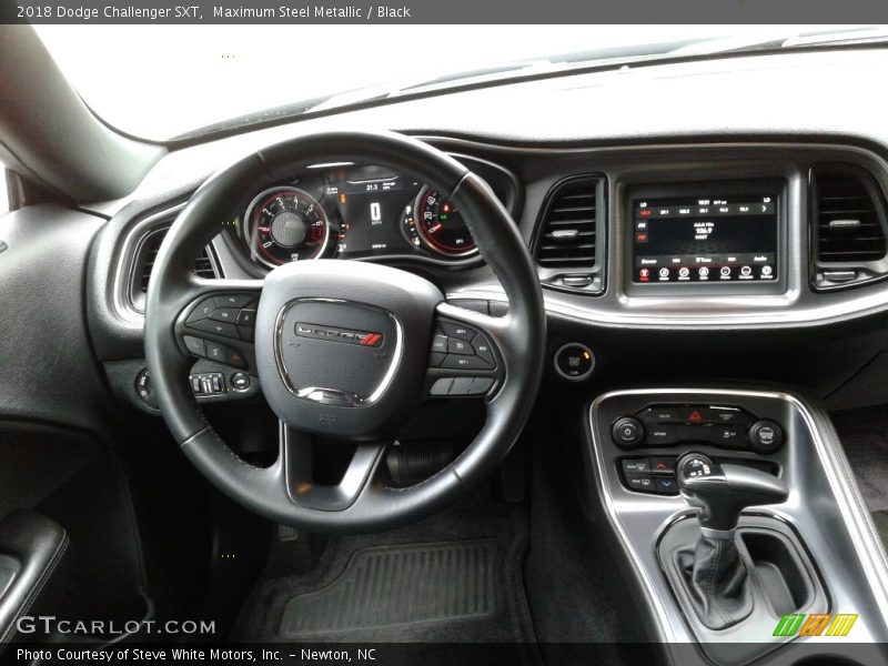 Maximum Steel Metallic / Black 2018 Dodge Challenger SXT