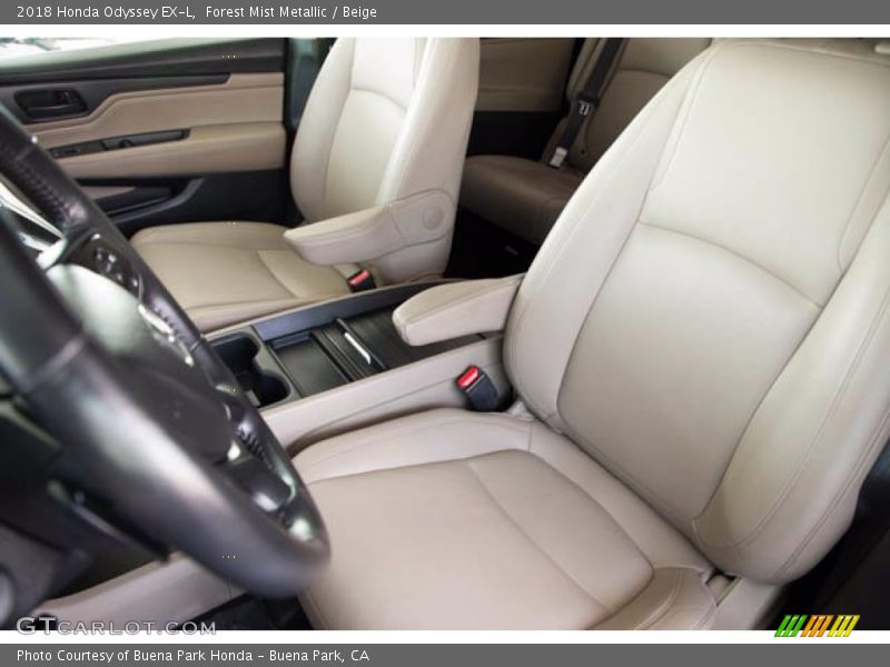 Forest Mist Metallic / Beige 2018 Honda Odyssey EX-L