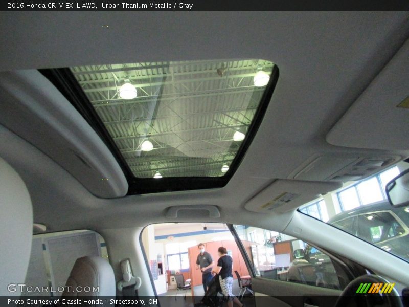 Urban Titanium Metallic / Gray 2016 Honda CR-V EX-L AWD