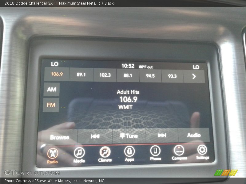 Maximum Steel Metallic / Black 2018 Dodge Challenger SXT