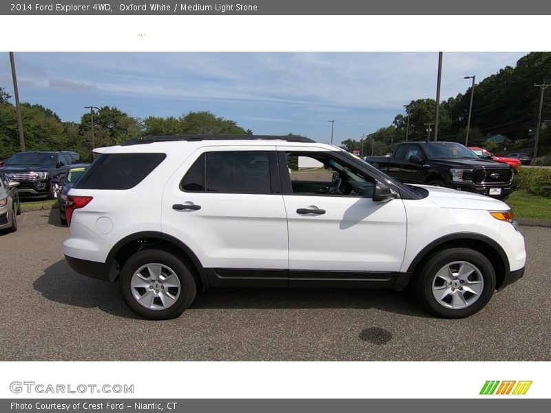 Oxford White / Medium Light Stone 2014 Ford Explorer 4WD