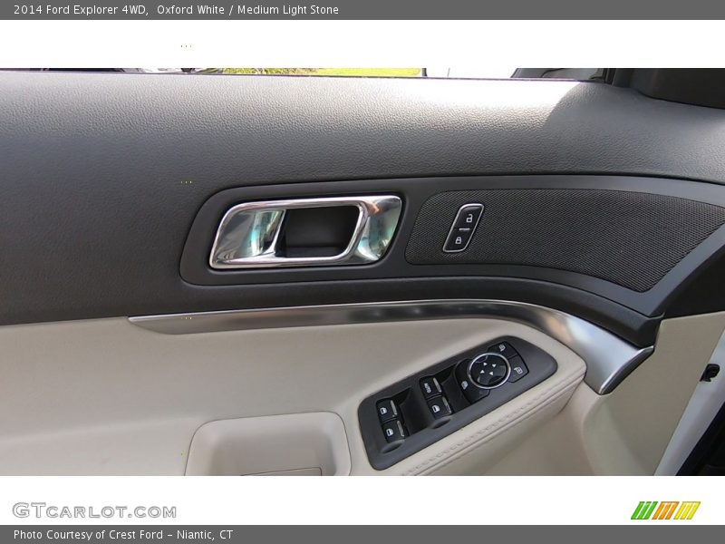 Oxford White / Medium Light Stone 2014 Ford Explorer 4WD