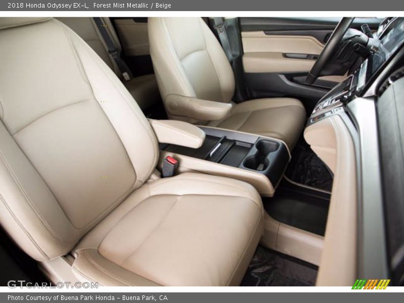 Forest Mist Metallic / Beige 2018 Honda Odyssey EX-L