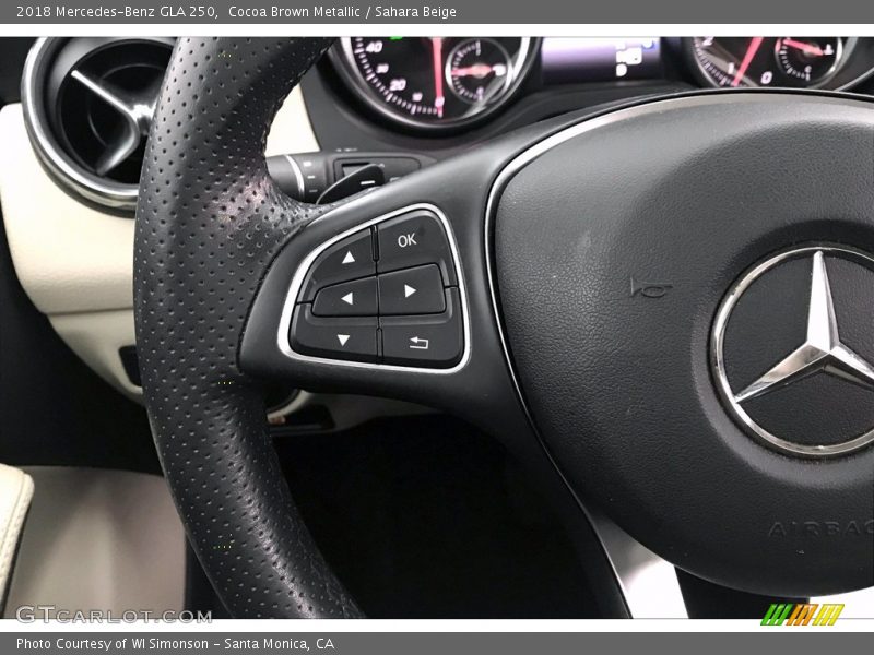 Cocoa Brown Metallic / Sahara Beige 2018 Mercedes-Benz GLA 250