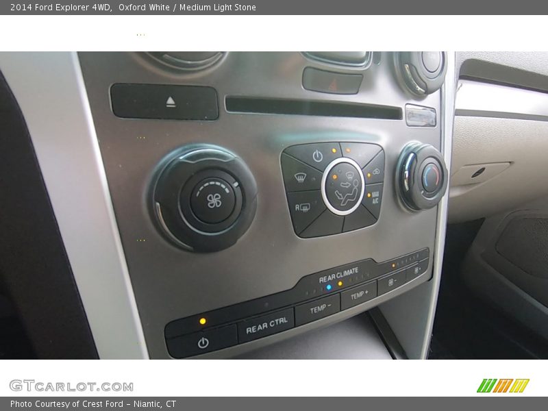 Oxford White / Medium Light Stone 2014 Ford Explorer 4WD