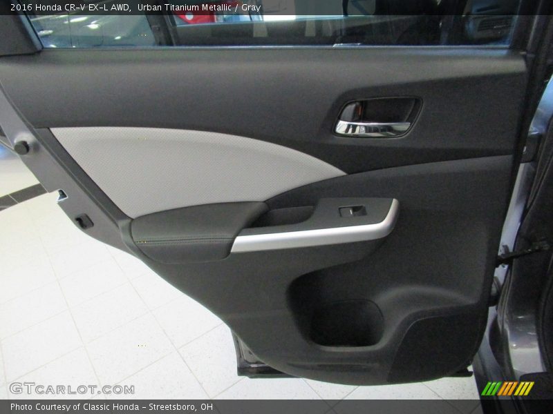 Urban Titanium Metallic / Gray 2016 Honda CR-V EX-L AWD