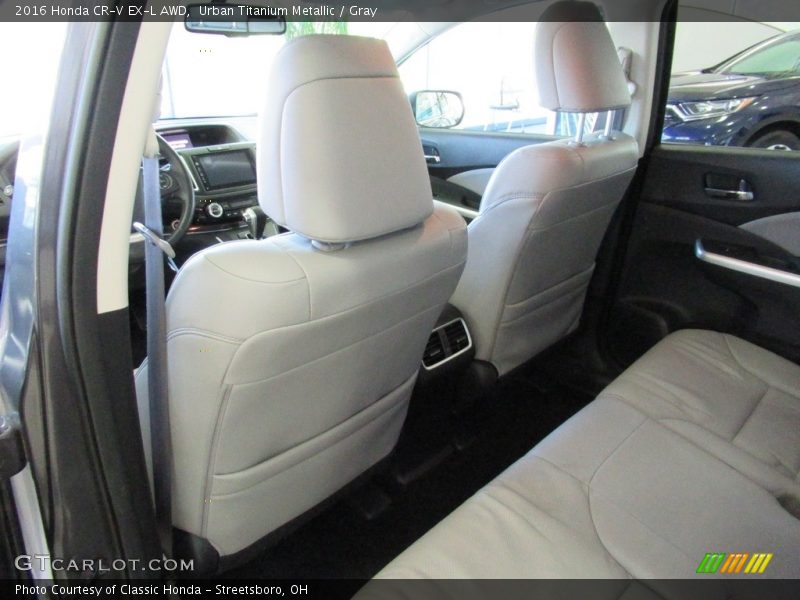 Urban Titanium Metallic / Gray 2016 Honda CR-V EX-L AWD
