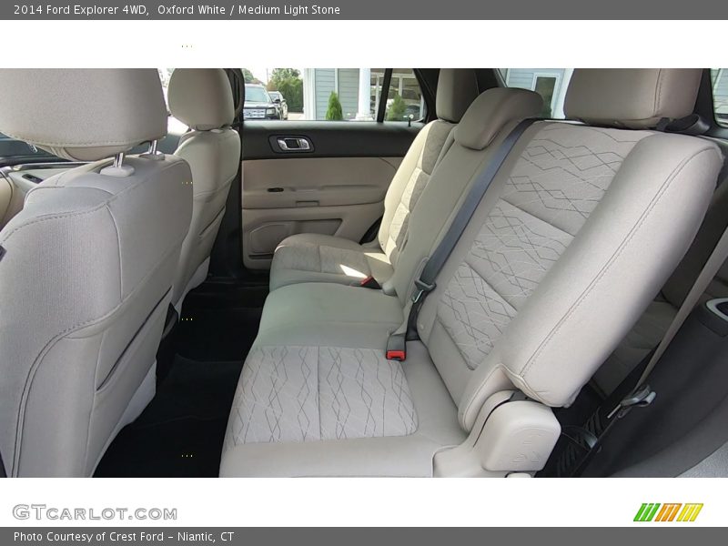 Oxford White / Medium Light Stone 2014 Ford Explorer 4WD