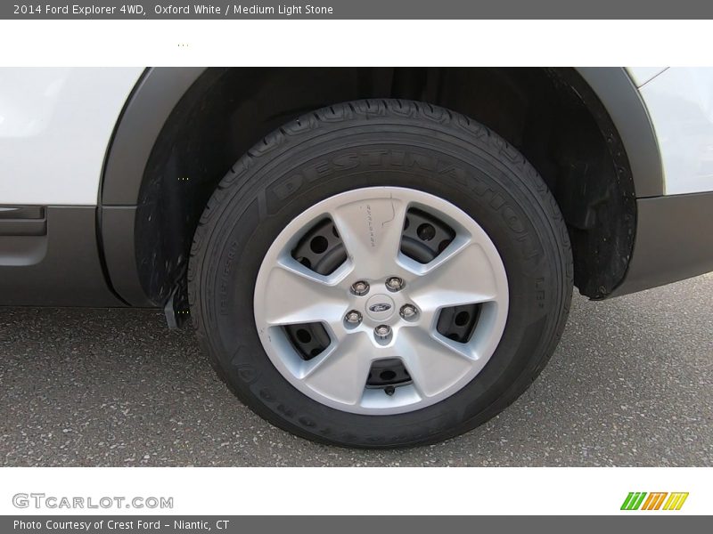Oxford White / Medium Light Stone 2014 Ford Explorer 4WD