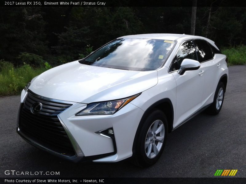 Eminent White Pearl / Stratus Gray 2017 Lexus RX 350