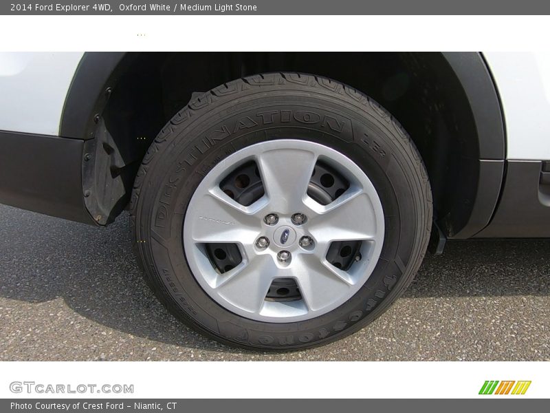 Oxford White / Medium Light Stone 2014 Ford Explorer 4WD