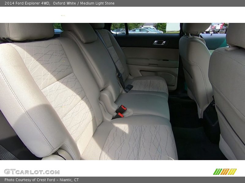 Oxford White / Medium Light Stone 2014 Ford Explorer 4WD