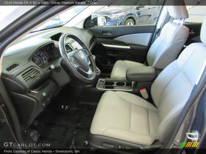 Urban Titanium Metallic / Gray 2016 Honda CR-V EX-L AWD