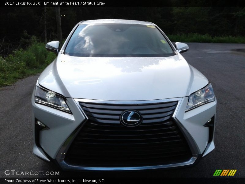 Eminent White Pearl / Stratus Gray 2017 Lexus RX 350