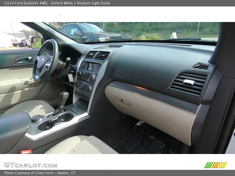 Oxford White / Medium Light Stone 2014 Ford Explorer 4WD