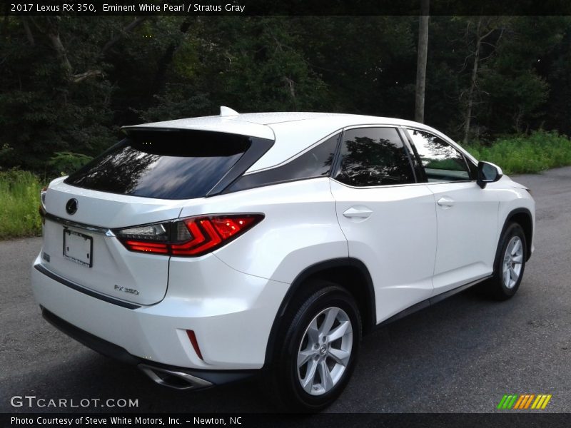 Eminent White Pearl / Stratus Gray 2017 Lexus RX 350