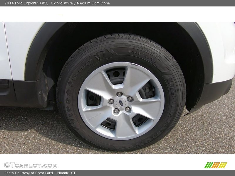 Oxford White / Medium Light Stone 2014 Ford Explorer 4WD